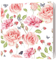 Салфетки (33х33) 3-сл Цветущий сад (20) 1/15 