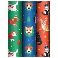 НГ Бумага подарочная 70х100см 80г/м глянец Christmas Mood 1/51