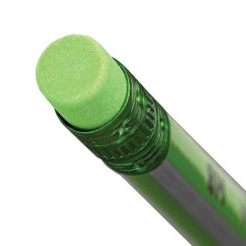 Карандаш ч/гр НВ дерев с ластиком трехгран ассорти ЮНЛАНДИЯ 1/100