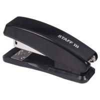 Степлер №24/6 26/6 до 20л черный STAFF Basic 1/12
