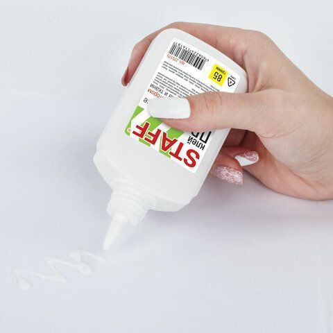 Клей ПВА 85г с дозатором STAFF 1/50