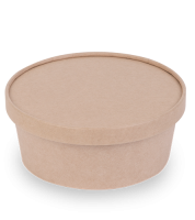 Контейнер бумажный супница 750мл d-150  крафт OSQ ROUND BOWL 750  (кр 461832, 469485) 45/270