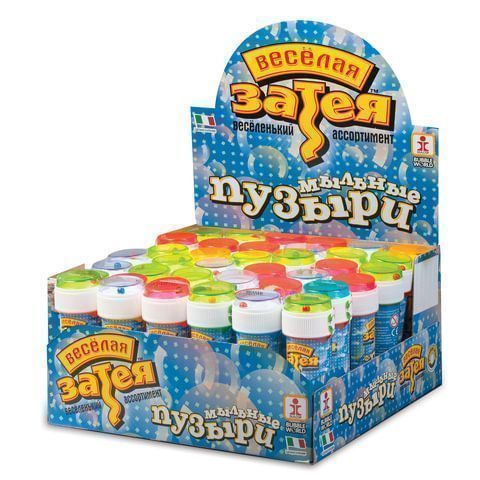 Мыльные пузыри 60мл Веселая затея 1/36