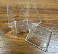 Креманка 150мл 64х64х84мм чаша Ромб с крышкой прозрачная Complement 12/288