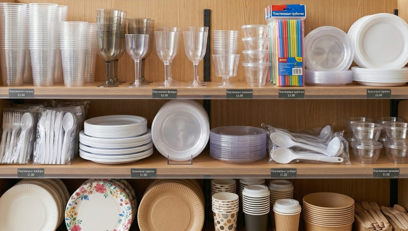 Какие бывают виды одноразовой посуды?