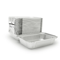 Касалетка форма алюминиевая 218х156х38мм 880мл L-край 50/600 