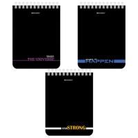 Блокнот 40л А6 108х145мм клетка гребень Black & notes 1/6/96