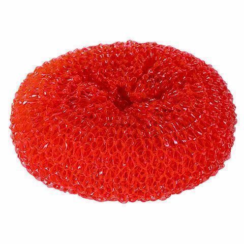 Мочалка для посуды пластиковая (3шт) ЛАЙМА сетчатые по 7г 1/100 (клиент)