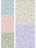 Тетрадь 48л А5 клетка скоба Нежные цветы Проф-пресс 5/100