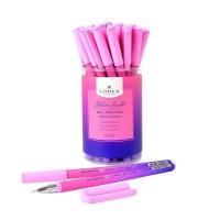 Ручка шариковая масляная синяя 0,5мм корпус прорез. LOREX GRADIENT SWEET 1/24