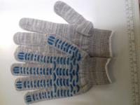 Перчатки ПВХ 5-нитка 10класс волна серые Л 10/300 Перчатки ПВХ 5-нитка 10класс волна серые Л 10/300