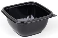 Контейнер ПЭТ 500мл (126х126х60) СпК-1212 Кубик черный ПолиЭр 50/500