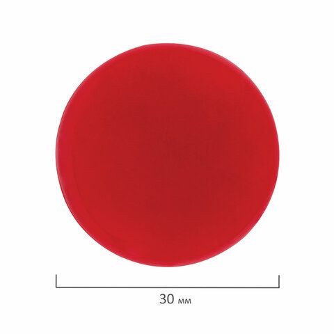 Магниты BRAUBERG диам. 30 мм, 5 шт, цвет АССОРТИ, в блистере 1/24/288