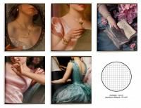 Тетрадь 48л А5 клетка мелованный картон Lorex BAROQUE AESTHETICS 5/80