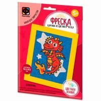 Аппликация фреска Веселый зоопарк Дракончик 1/50