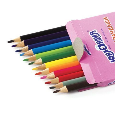 Карандаши цветные 12цв трехгранные заточенные ЮНЛАНДИЯ СЛАДКИЕ ИСТОРИИ 1/12 (вывод)