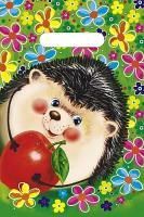 Пакет с вырубной ручкой (20х30)-30 Ежик Интерпак 100/2000 