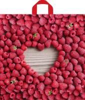 Пакет с петлевой ручкой (44х42)-70 Малина Тико 50/300