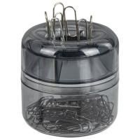 Скрепочница магнитная прозрачный корпус Basic STAFF 1/70