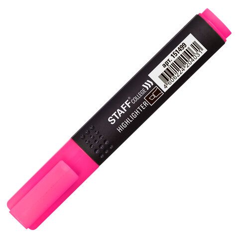 Текстмаркер розовый 1-4мм STAFF College STICK HL-497 1/12