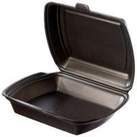 ВПС Ланч-бокс 1-сек (250х195х68) LB-1А черный вспен ТДУ 100/100