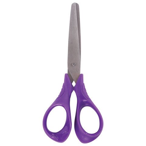 Ножницы 130мм метал европодвес Котик Мяу Юнландия  1/24