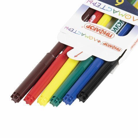 Фломастеры 06цв вентилируемый колпачок Пифагор Космическая одиссея 1/24/288