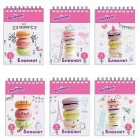 Блокнот 40л А7 75х105мм клетка гребень картон Юнландия Вкусности1 /120