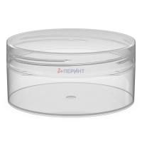 Банка с резьбой 150мл d-89 б/кр прозрачная Шарм 150/89 Перинт (крышка 446339) 450/225