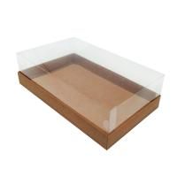 Коробка для сладостей 250х150х70мм Крышка пластик прозр (дно 448767) 25/25